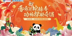 春节倒计时4天！新春双人特惠进火热在售，新春氛围感拉满的动物园就等你来！